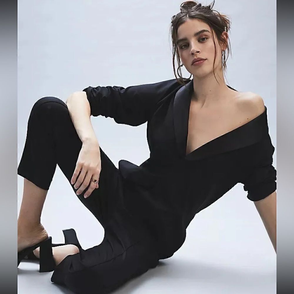MES DEMOISELLES DENEUVE JUMPSUIT BLACK